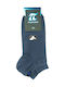 Pournara Herren Einfarbige Socken Blau 1Pack