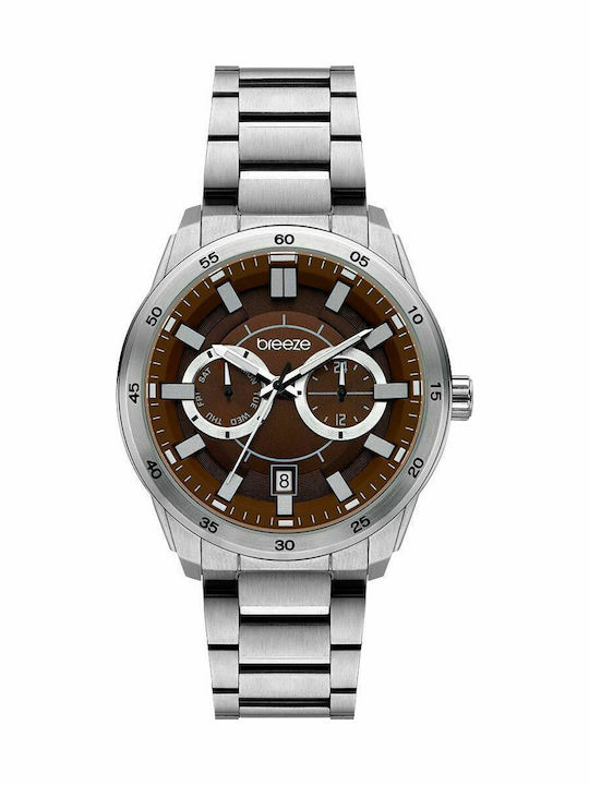 Breeze Mantrix Ανδρικό Ρολόι 44mm Χρονογράφος Μ...