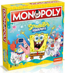 Winning Moves Επιτραπέζιο Παιχνίδι Monopoly Spongebob Squarepants για 2-6 Παίκτες 8+ Ετών
