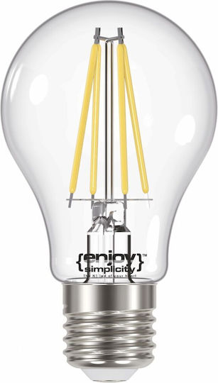 Elvhx Λάμπα LED 8W για Ντουί E27 και Σχήμα A60 Φυσικό Λευκό 1060lm
