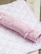 Nima Matratze Snuggle aus Stoff Pink 55x75cm
