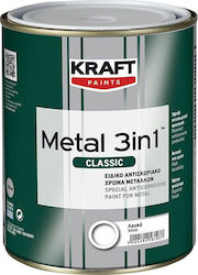 Kraft Βερνικόχρωμα Αντισκωριακό Διαλύτου Metal 3IN1 0.75lt Κυπαρίσσι Γυαλιστερό Kraft Βερνικόχρωμα Αντισκωριακό Διαλύτου Metal 3IN1 0.75lt Κυπαρίσσι Γυαλιστερό