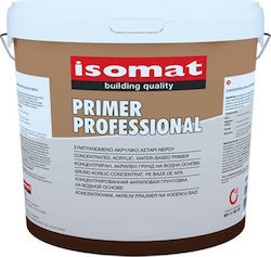 Isomat Primer Professional Grundierung Konzentrierte Acryl-Wasser-Grundierung Weiß Geeignet für Baumaterialien / Gemäuer 10Es