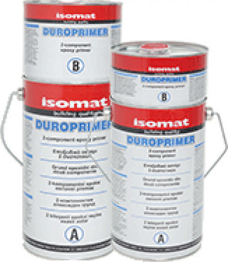 Isomat Duroprimer Primer Amorsă epoxidică 2 Ingrediente Potrivit pentru Materiale de construcție 9kg