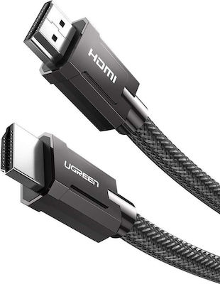 Ugreen 8K HDMI 2.1 HDMI 2.1 Geflochten Kabel HDMI-Stecker - HDMI-Stecker 2m Schwarz