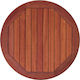 Woodwell Banner Rund Tischoberfläche aus Massivholz Acacia 70x70x10cm Ε20063,9 4Stück
