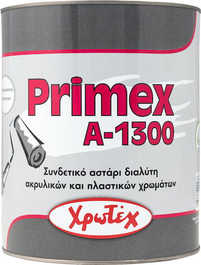Χρωτέχ Primex A-1300 Αστάρι Διάφανο Κατάλληλο για Δομικά Υλικά / Τοιχοποιία 1lt