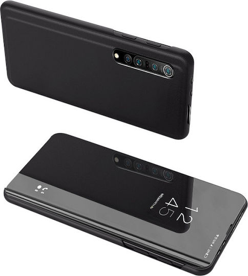 Hurtel Clear View Buchen Sie Kunststoff Schwarz (Xiaomi Mi 10 / Mi 10 Pro)