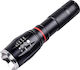 Platinet Rechargeable Flashlight LED with Maximum Brightness 250lm Black