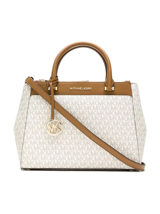 Michael Kors Gibson Women s Tote Handbag White 30T9GGIS3B 150