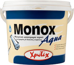 Χρωτέχ Monox Aqua Μονωτικό Υπόστρωμα Νερού για Δύσκολες Επιφάνειες Λευκό Suitable for Masonry 10lt