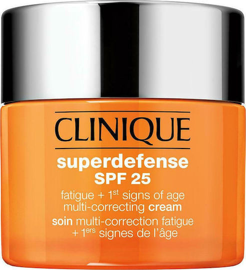 Clinique Superdefense Fatigue & 1st Signs of Age Ενυδατική Κρέμα Προσώπου Ημέρας με SPF25 & Βιταμίνη C 50ml