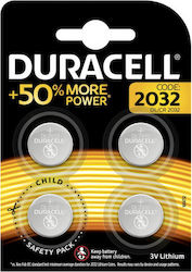 Duracell Μπαταρίες Λιθίου CR2032 3V 4τμχ