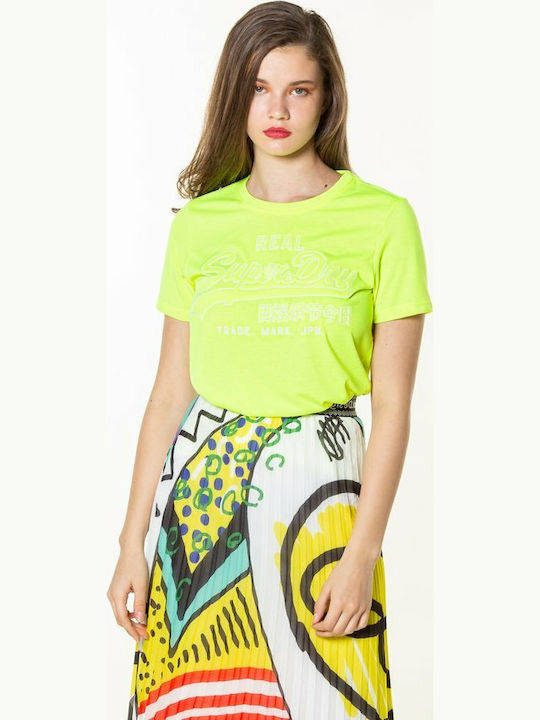 Superdry Women's T-shirt Yellow