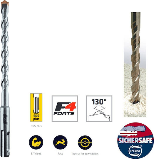 Alpen Drills F4 Forte Diamond Drill with SDS Plus Shank for Masonry 10x250mm