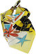 Headband - Ribbon - Printed Scarf Yellow shades 55x55cm