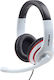 Gembird Maxter MHS-003 On Ear Gaming Headset cu conexiune 3,5mm Black/White