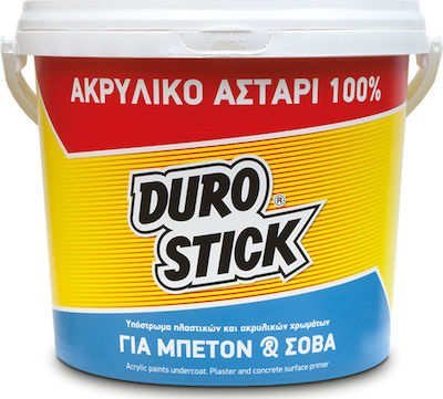 Durostick Ακρυλικό 100% Σταθεροποιητικό Αστάρι Νερού Suitable for Masonry 3lt