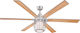 Westinghouse Willa Ανεμιστήρας Οροφής 153cm με Φως Καφέ / Ασημί