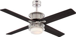 Westinghouse Oscar 72211 Ceiling Fan 122cm with Light Black