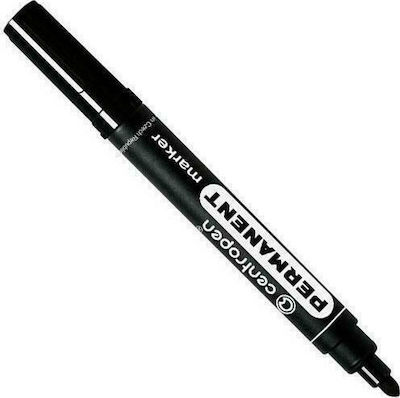 Centropen 8566 Permanent Marker 2.5mm Black