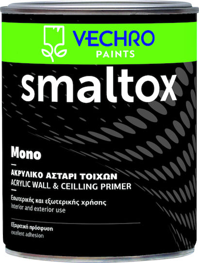 Vechro Smaltox Mono Primer Acrylic Wall Primer White Suitable for Masonry 2.5lt