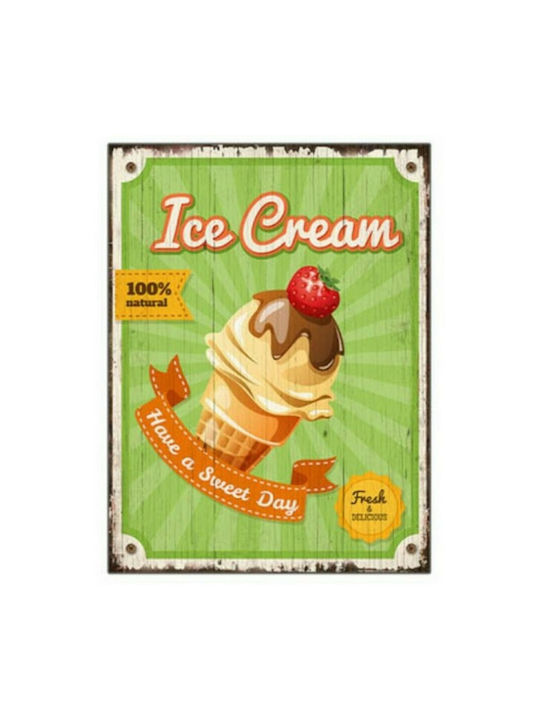 Etoile Placă Decorativă Lucrată Manual Multicoloră Din Lemn 30x1x40cm