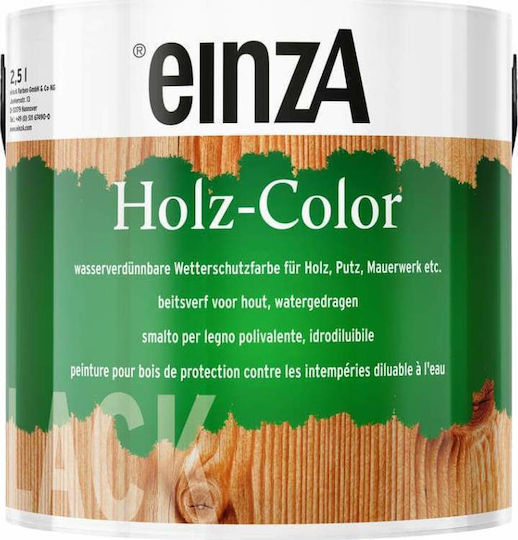 Einza Χρώμα Οικολογική Νερού Holz Color 1lt Λευκό Ματ
