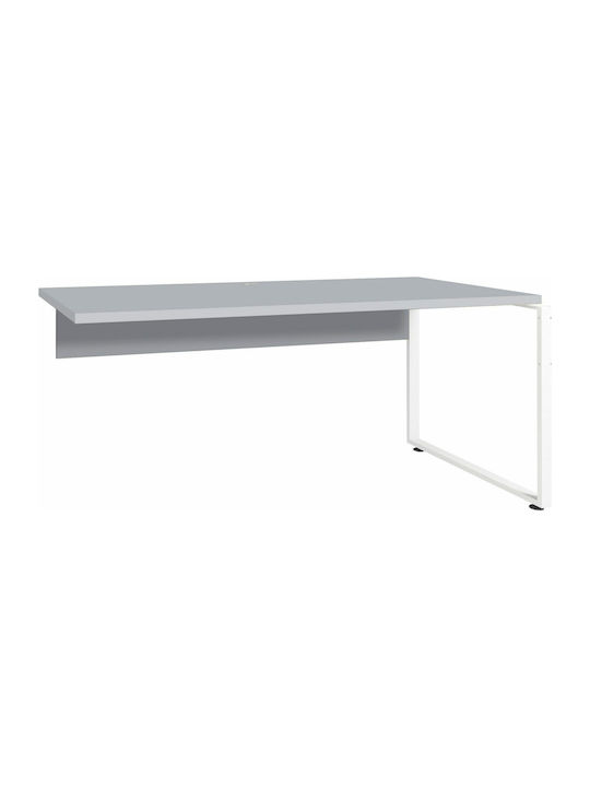 Polihome Hagen Rechteckig Bürotisch Erweiterung aus Spanplatte in Gray Farbe 170x70cm 16383809 1Stück