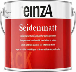 Einza Ripolin Polyurethane Solvent Seidenmatt Buntlack 0.75lt White Satin Semimat