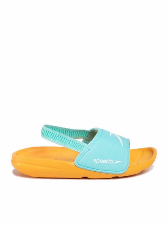 Speedo Șlapi pentru copii Slides Turcoaz Atami Seasquad