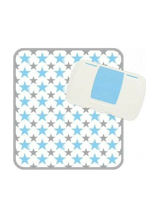 B.Box Tragbare Wickelauflage aus Kunststoff Blu...