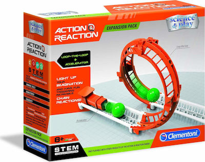 Clementoni Action & Reaction Loop the Loop Lehrspielzeug Technik Wissenschaft und Spiel für 8+ Jahre