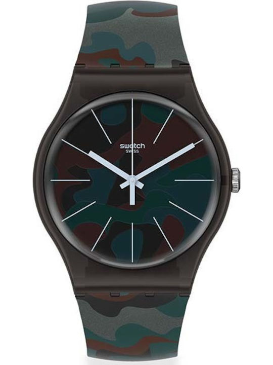 Swatch Camoucity Uhr mit Batteriewerk