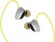 iBox X1 In-ear Bluetooth Handsfree Ακουστικά Κίτρινα