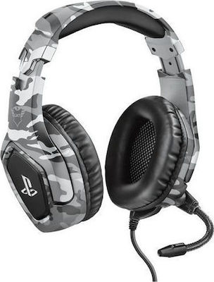 Trust GXT 488 Forze Over Ear Gaming Headset με σύνδεση 3.5mm Γκρι