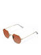Meller Endo Unisex Sonnenbrille mit Metall Gestell Gold Kakao EN-GOLDKAKAO