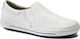 Birkenstock QO 400 Cuir naturel Нисък Работни White