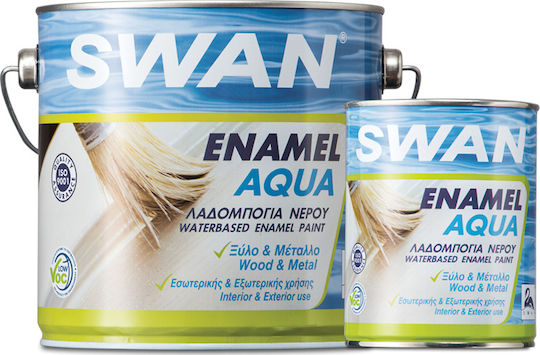 Swan Varnish Colour Water Aqua 0.75lt White Matt