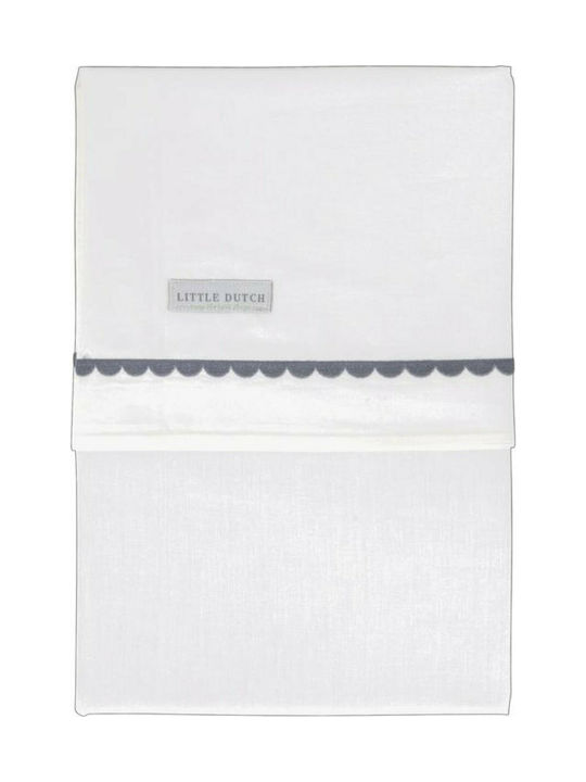 Little Dutch Little Baby Sheet Crib Cotton Blue...