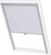 vidaXL Roller Blinds Total Blackout White White 133510 (with Size Option)