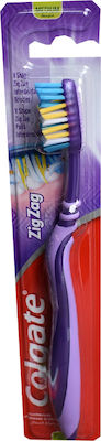 Colgate Zig Zag Manual Toothbrush Medium Purple 1pcs