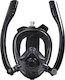 Campus Silicone Full Face Diving Mask Black Large Black