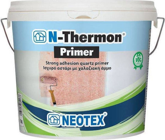 Neotex N-Thermon Primer Αστάρι Πρόσφυσης Σοβάδων με Χαλαζιακή Άμμο Suitable for Construction Materials 5kg