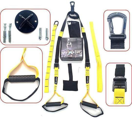 Optimum Fitness Straps with Wall/Ceiling Mount