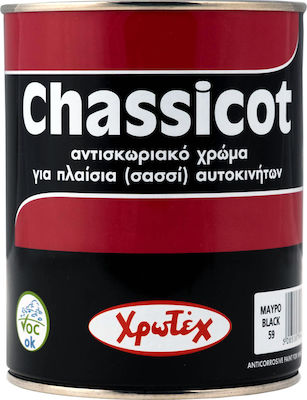 Χρωτέχ Αντισκωριακό Χρώμα Chassicot 2.5lt Μαύρο