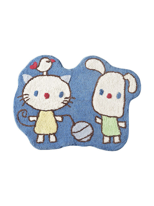 Nima Kids Cotton Rug Peekaboo Trolleto 01 50x80cm
