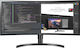 LG 34WN80C-B 34" Ultrawide HDR QHD 3440x1440 IPS Curved Monitor with 5ms GTG Response Time