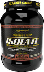 Fit & Shape Dominator Isolate Whey Protein with Flavor Chocolate Hazelnut 900gr