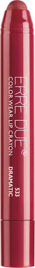 Erre Due Color Wear Lip Crayon Lippenstift Schwer durchsichtig 533 Dramatic 1.8gr